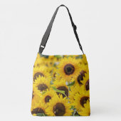 Zonnebloemen Crossbody Tas (Achterkant)