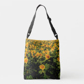 Zonnebloemen Crossbody Tas (Achterkant)
