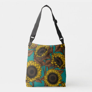 Zonnebloemen Crossbody Tas