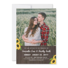 Zonnebloemen Custom Foto Twee In Een Huwelijk