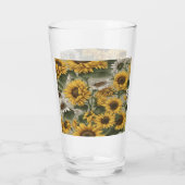 Zonnebloemen Daisies #2 Glas (Achterkant)