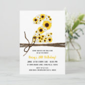 Zonnebloemen & Daisies TWO 2 2e verjaardag Kaart (Staand voorkant)