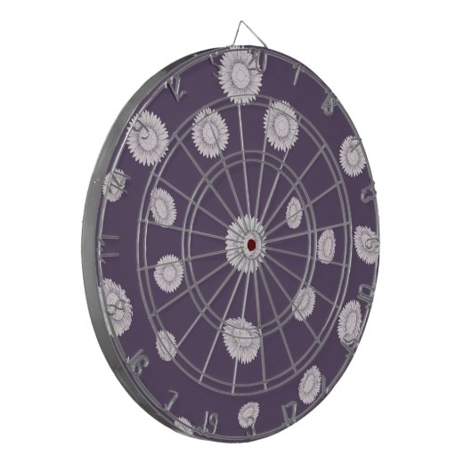 Zonnebloemen Dartbord (Voorkant Links)