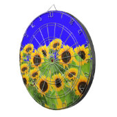 Zonnebloemen Dartbord (Voorkant Rechts)
