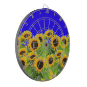 Zonnebloemen Dartbord (Voorkant Links)