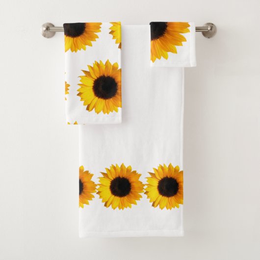 Zonnebloemen Dath Towel Set Bad Handdoek (Insitu)