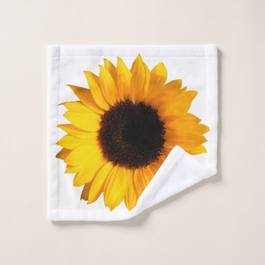 Zonnebloemen Dath Towel Set Bad Handdoek (Wasdoekje)