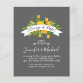 Zonnebloemen Datum Uitstel plannen Opmerking (Voorkant)