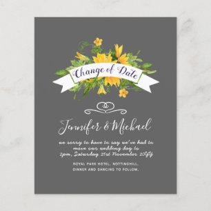 Zonnebloemen Datum Uitstel plannen Opmerking