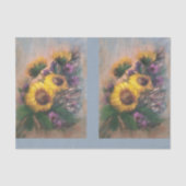 Zonnebloemen DBL Tissuepapier (Voorkant)