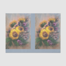 Zonnebloemen DBL Tissuepapier