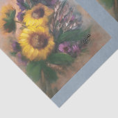 Zonnebloemen DBL Tissuepapier (Detail)