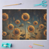 Zonnebloemen Decoupage Tissue Paper Tissuepapier (Craft)