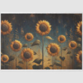 Zonnebloemen Decoupage Tissue Paper Tissuepapier (Voorkant)