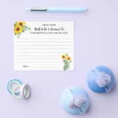 Zonnebloemen Deel een Date Night Vrijgezellenfeest Flyer (Enkel)