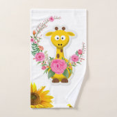 Zonnebloemen - Dekdoekjes voor Giraffe Bad Handdoek (Handdoek)