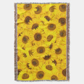 Zonnebloemen Deken (Voorkant Verticaal)