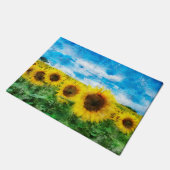 Zonnebloemen Deurmat (Schuin)