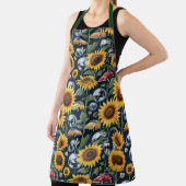 Zonnebloemen Disco Balls en Kever Bug Cars Schort (Insitu)