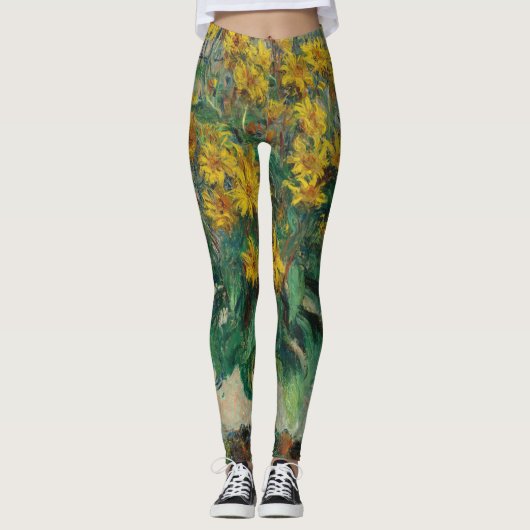 Zonnebloemen (door Claude Monet, 1880) Leggings (Voorkant)