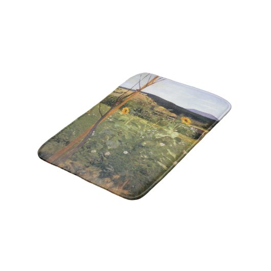 Zonnebloemen (door Jacek Malczewski) Badmat (Gekanteld)