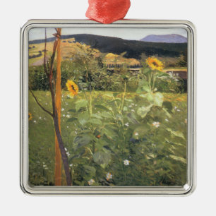 Zonnebloemen (door Jacek Malczewski) Metalen Ornament