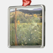 Zonnebloemen (door Jacek Malczewski) Metalen Ornament (Links)