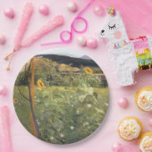 Zonnebloemen (door Jacek Malczewski) Papieren Bordje (Feest)