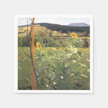 Zonnebloemen (door Jacek Malczewski)