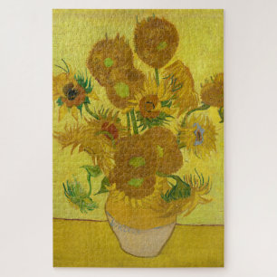 Zonnebloemen door Van Gogh schilderende kunst Legpuzzel