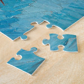 Zonnebloemen door Van Gogh schilderende kunst Legpuzzel (Zijkant)