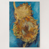 Zonnebloemen door Van Gogh schilderende kunst Legpuzzel (Verticaal)