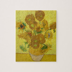 Zonnebloemen door Van Gogh schilderende kunst Legpuzzel