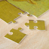 Zonnebloemen door Van Gogh schilderende kunst Legpuzzel (Zijkant)
