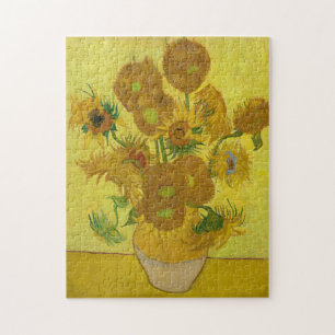 Zonnebloemen door Van Gogh schilderende kunst Legpuzzel