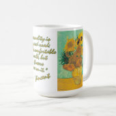 Zonnebloemen, door Vincent van Gogh, Mok van 15 oz (Voorkant rechts)