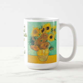 Zonnebloemen, door Vincent van Gogh, Mok van 15 oz
