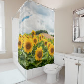 Zonnebloemen Douchegordijn (In situ)