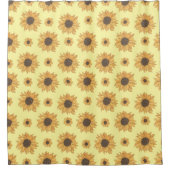 Zonnebloemen Douchegordijn (Voorkant)