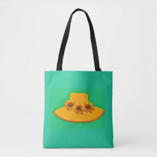 Zonnebloemen-drie Canvas tas