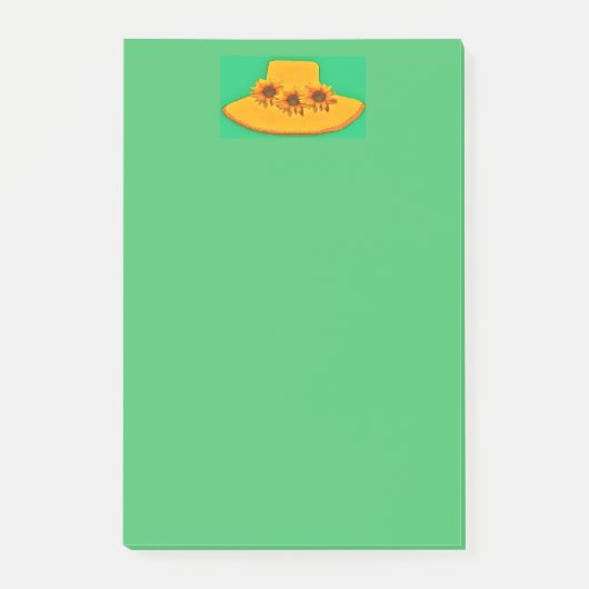 Zonnebloemen Drie Post-it® Notes (Voorkant)