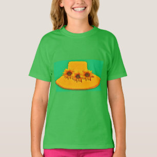 Zonnebloemen Drie T-shirt