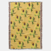 zonnebloemen Drow Blanket Deken (Voorkant Verticaal)