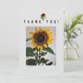 Zonnebloemen eenvoudige notitiekaart  81724 kaart (Staand voorkant)