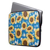 Zonnebloemen Electronics Tas (Voorkant Links)