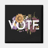  zonnebloemen Elegant Feminine Go Vote Magneet (Voorkant)