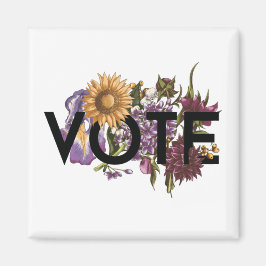  zonnebloemen Elegant Feminine Go Vote Magneet