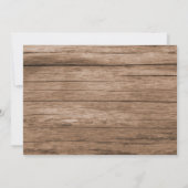 Zonnebloemen Elegante moderne rustieke bloemen fot Save The Date (Achterkant)