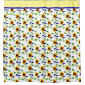 Zonnebloemen en Anemones Shower Curtain Douchegordijn (Voorkant)