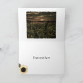 Zonnebloemen en Appaloosa paard Kaart (Binnen)